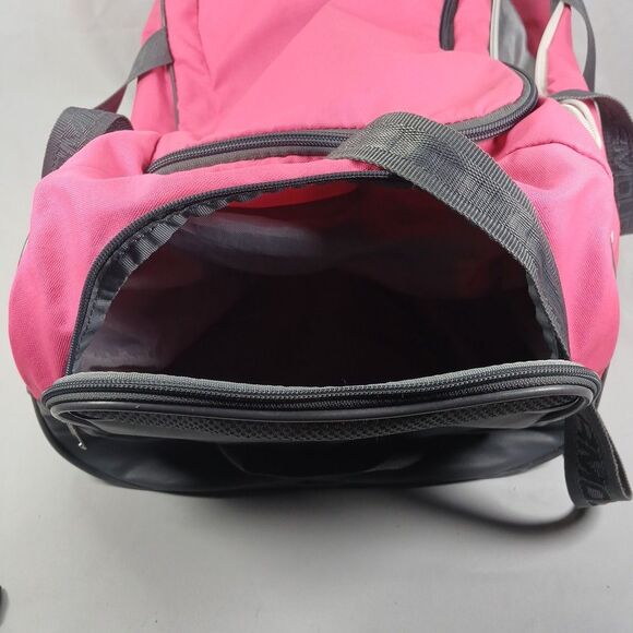 Under Armour Storm Gym Bag Medium Pink Gray Duffle Sports Travel Shoulder Strap - Picture 6 of 8